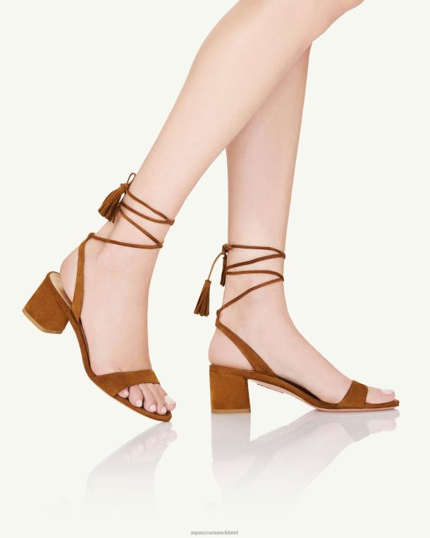 Aquazzura Alu Sandal 50 BROWN TZ666143