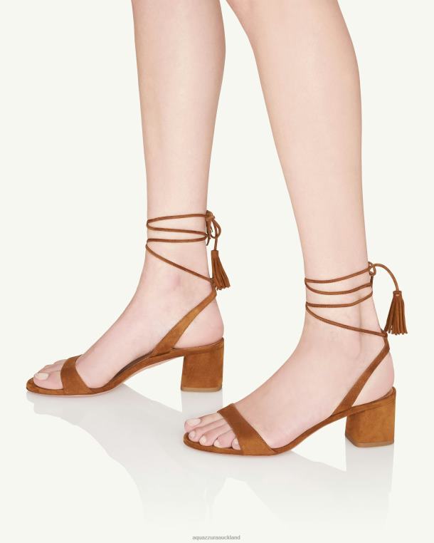 Aquazzura Alu Sandal 50 BROWN TZ666143