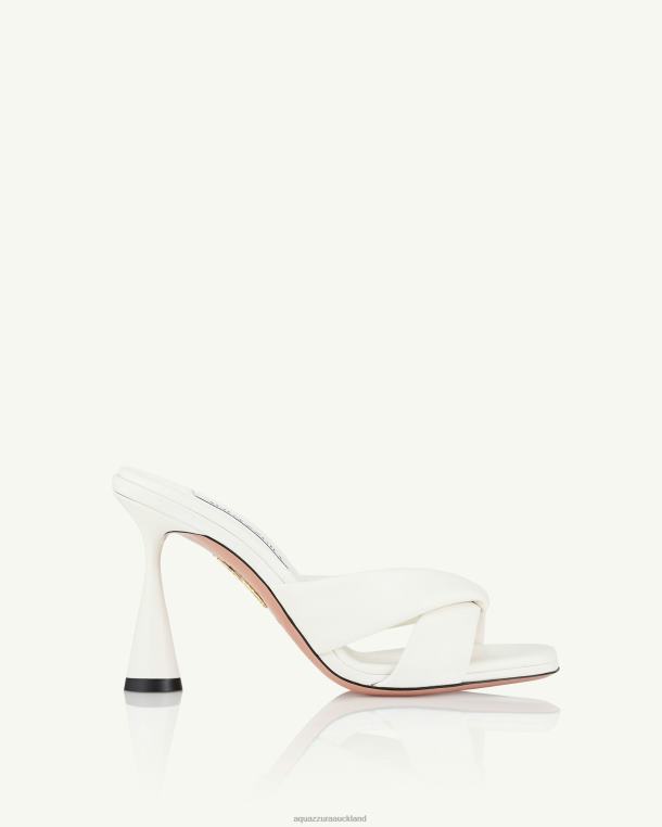 Aquazzura Amore Mule 95 WHITE TZ66621