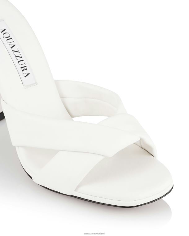 Aquazzura Amore Mule 95 WHITE TZ66621