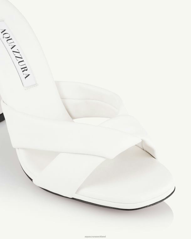 Aquazzura Amore Mule 95 WHITE TZ66621