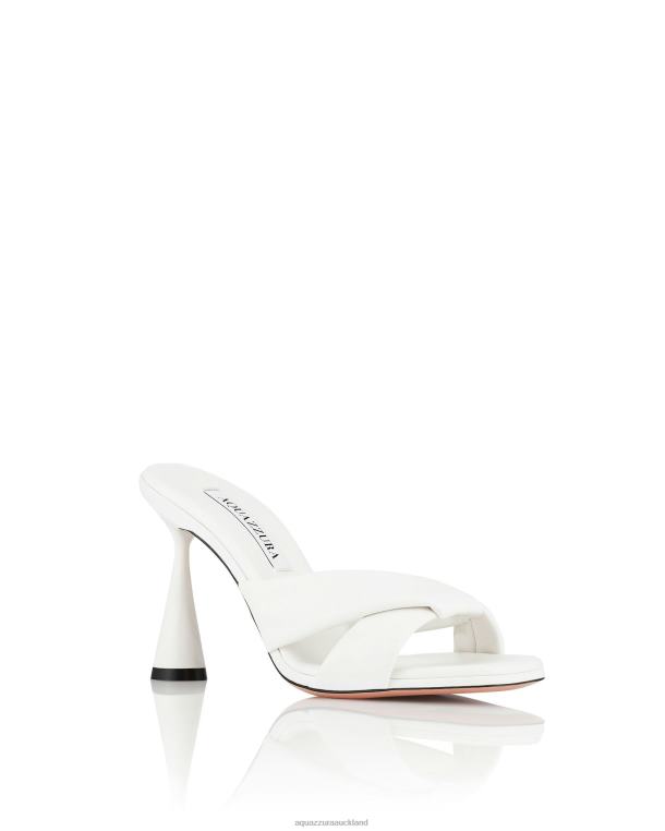 Aquazzura Amore Mule 95 WHITE TZ66621