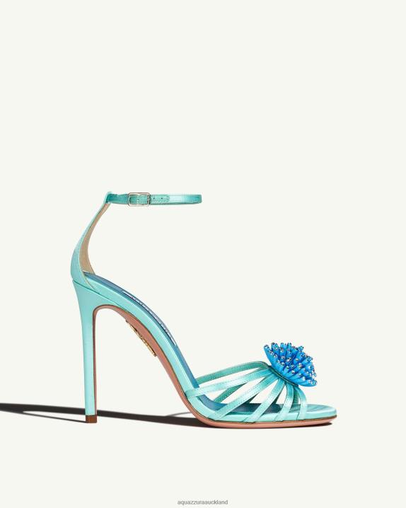 Aquazzura Anemone Sandal 105 BLUE R4L613