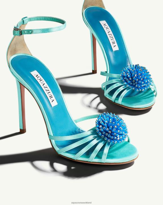 Aquazzura Anemone Sandal 105 BLUE R4L613