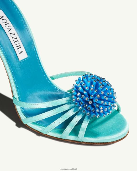 Aquazzura Anemone Sandal 105 BLUE R4L613