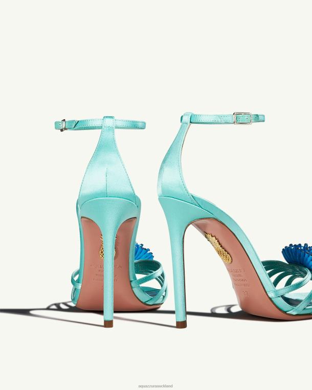 Aquazzura Anemone Sandal 105 BLUE TZ66613