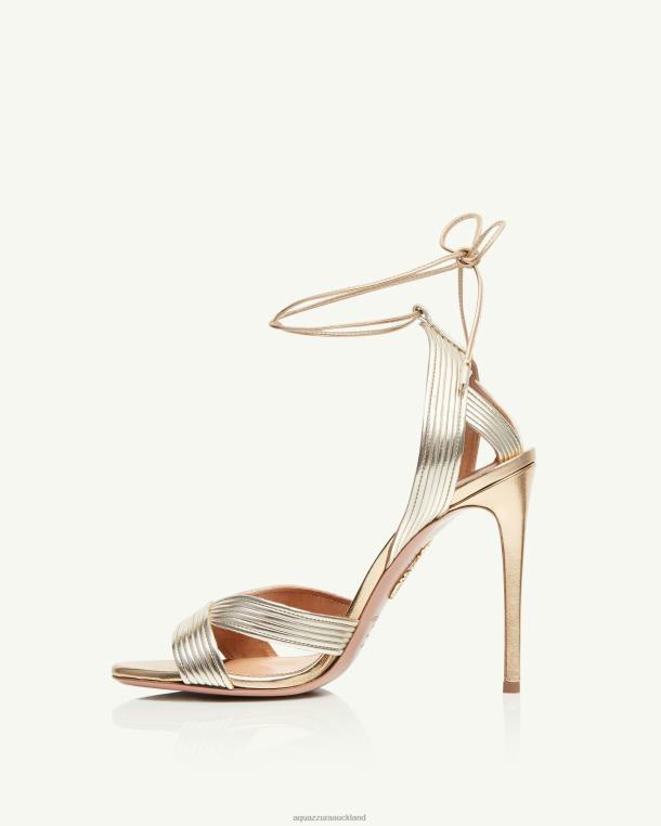 Aquazzura Ari Sandal 105 GOLD TZ666129