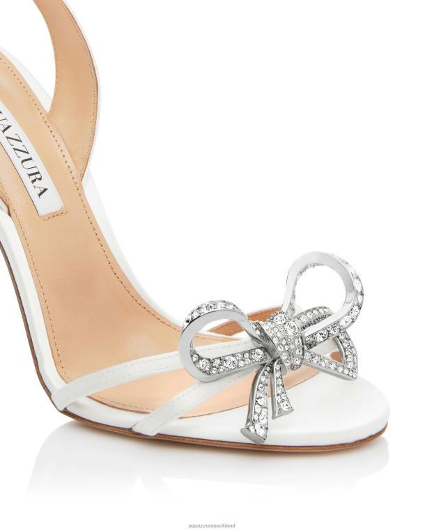 Aquazzura Babe Sandal 105 WHITE TZ666161