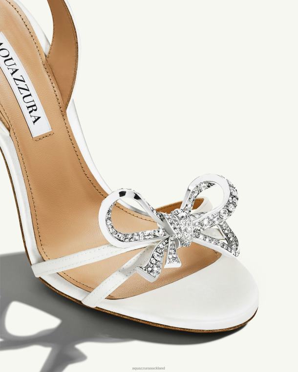 Aquazzura Babe Sandal 105 WHITE TZ666161