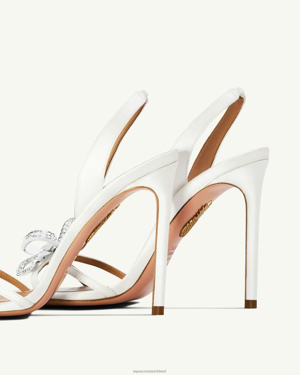 Aquazzura Babe Sandal 105 WHITE TZ666161