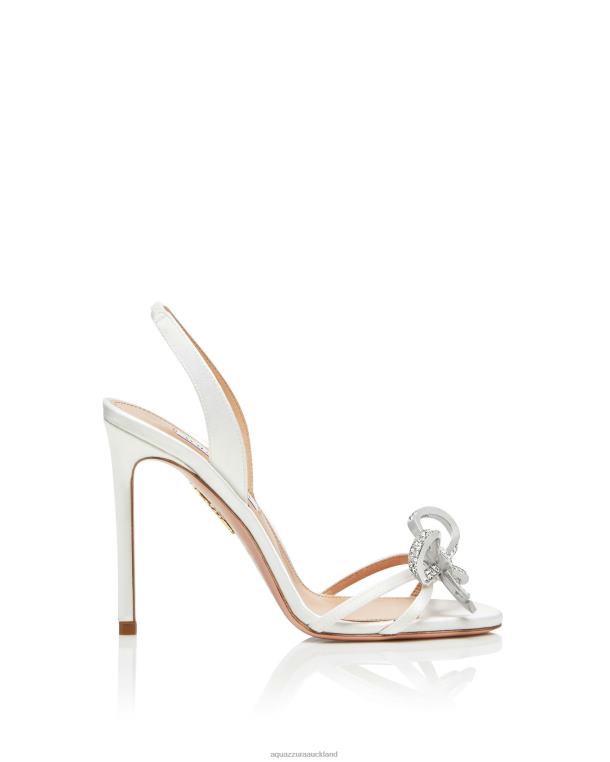 Aquazzura Babe Sandal 105 WHITE TZ666161