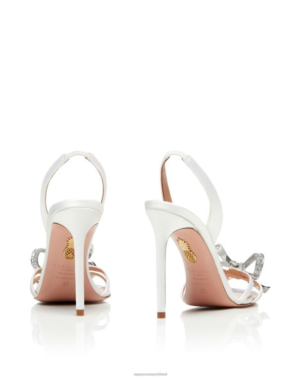 Aquazzura Babe Sandal 105 WHITE TZ666161