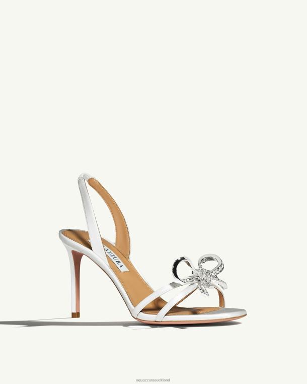 Aquazzura Babe Sandal 85 WHITE TZ666164