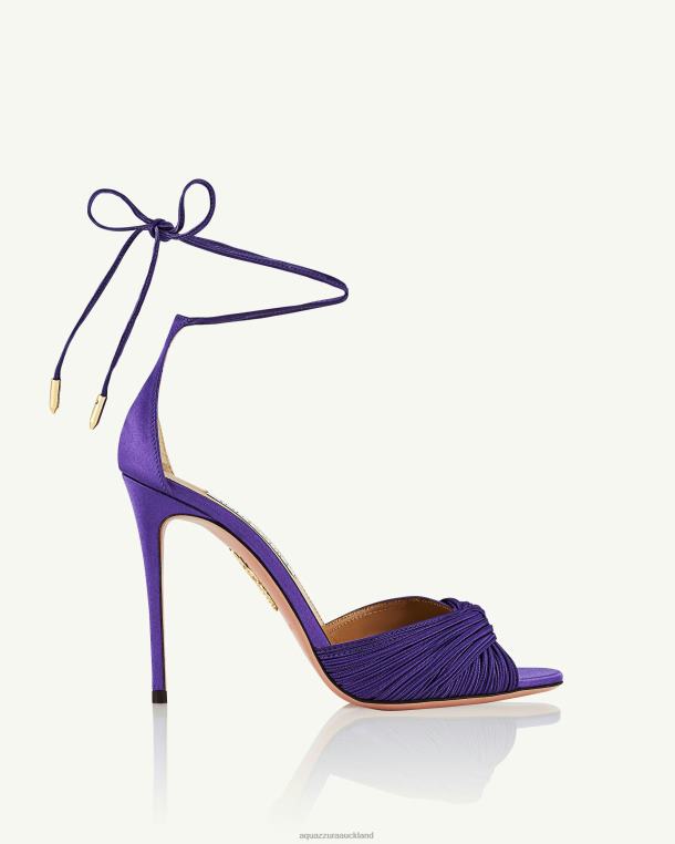 Aquazzura Bellini Beauty Sandal 105 PURPLE TZ66653