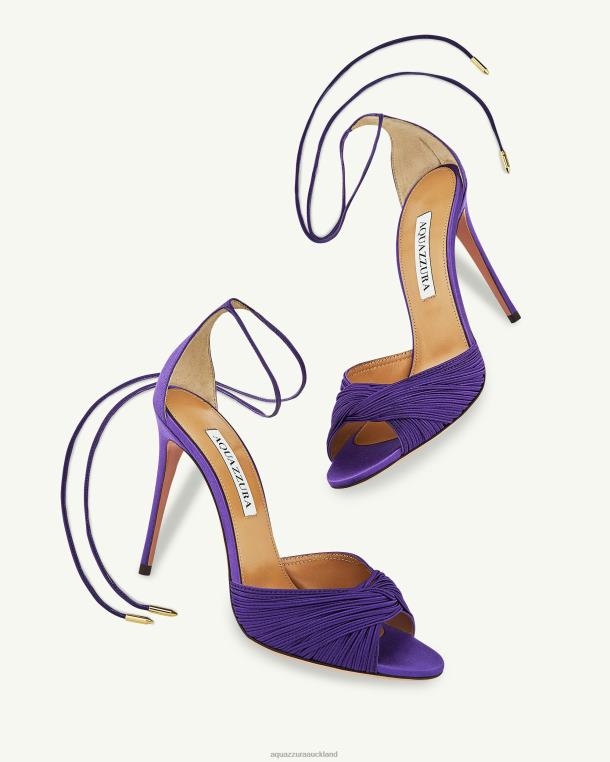 Aquazzura Bellini Beauty Sandal 105 PURPLE TZ66653