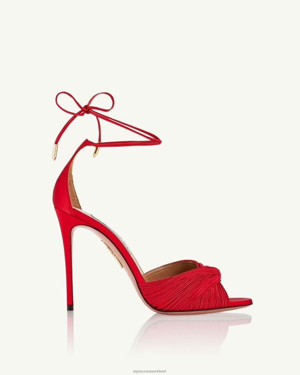 Aquazzura Bellini Beauty Sandal 105 RED TZ66632