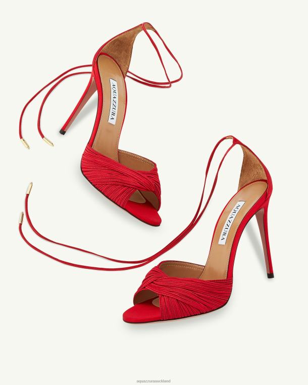 Aquazzura Bellini Beauty Sandal 105 RED TZ66632