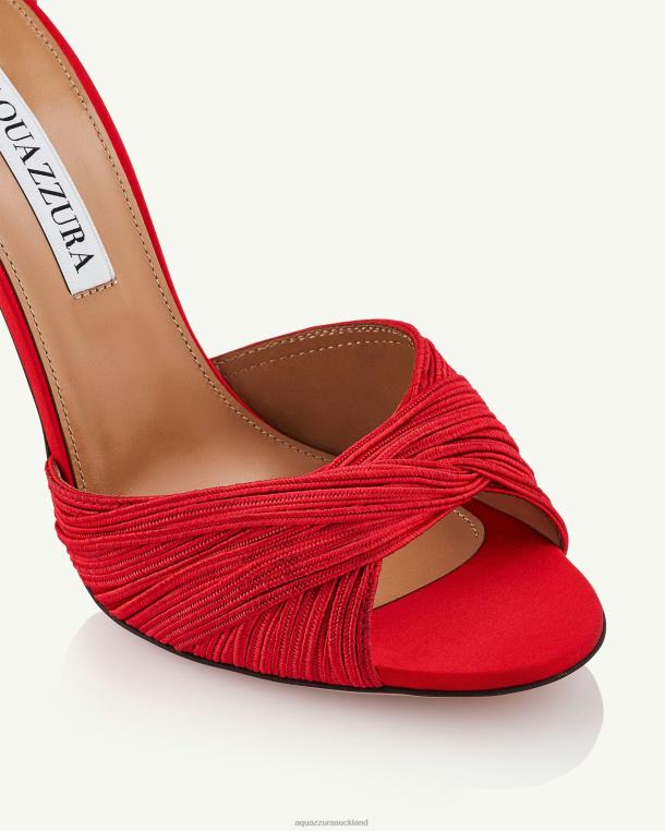 Aquazzura Bellini Beauty Sandal 105 RED TZ66632