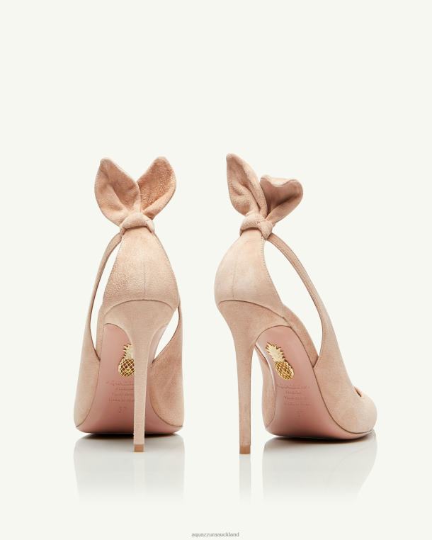 Aquazzura Bow Tie Pump 105 BEIGE TZ666215