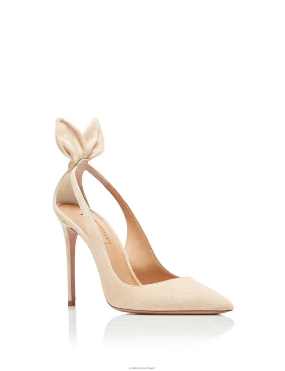 Aquazzura Bow Tie Pump 105 BEIGE TZ666215