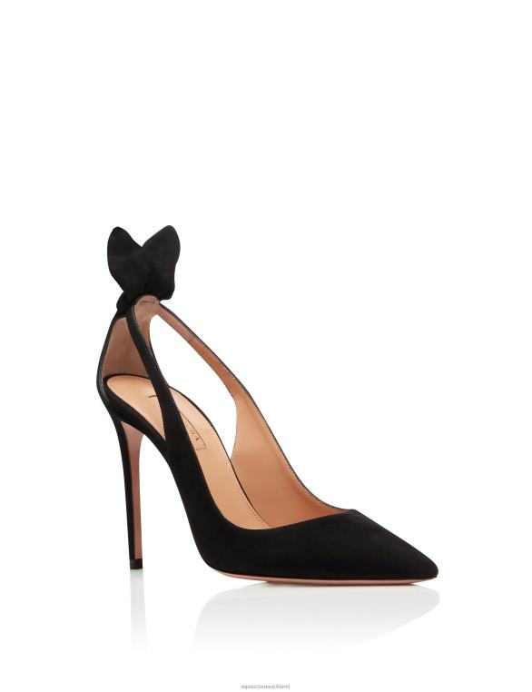 Aquazzura Bow Tie Pump 105 BLACK TZ666168