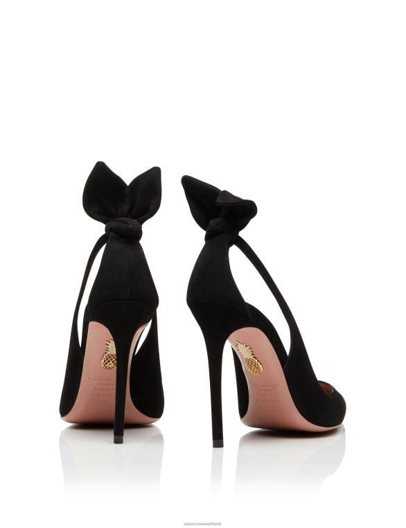 Aquazzura Bow Tie Pump 105 BLACK TZ666168