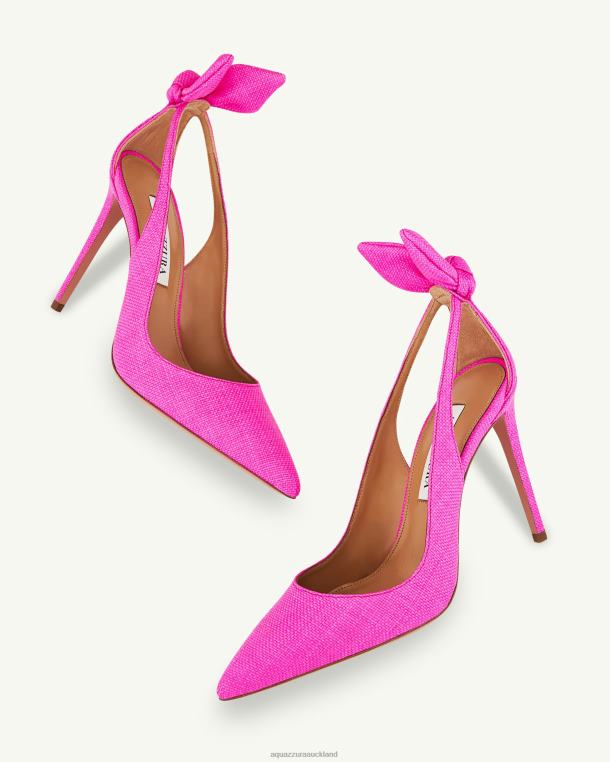 Aquazzura Bow Tie Pump 105 FUCHSIA TZ666187