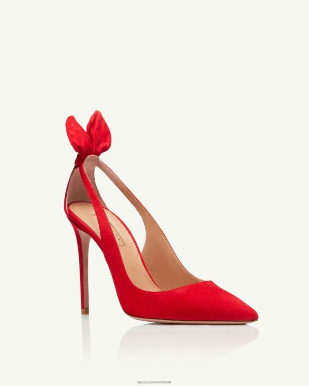 Aquazzura Bow Tie Pump 105 RED TZ666167