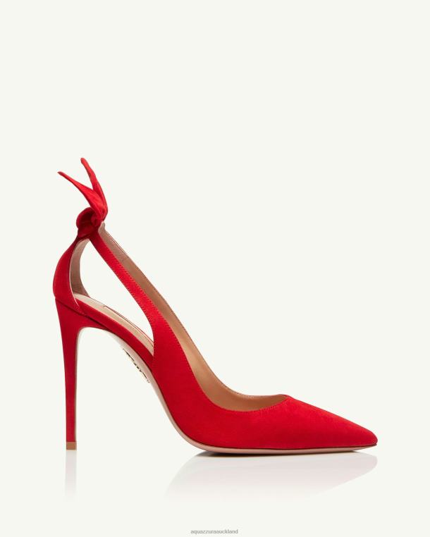 Aquazzura Bow Tie Pump 105 RED TZ666167