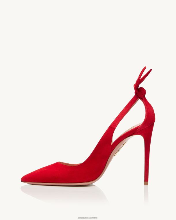 Aquazzura Bow Tie Pump 105 RED TZ666167