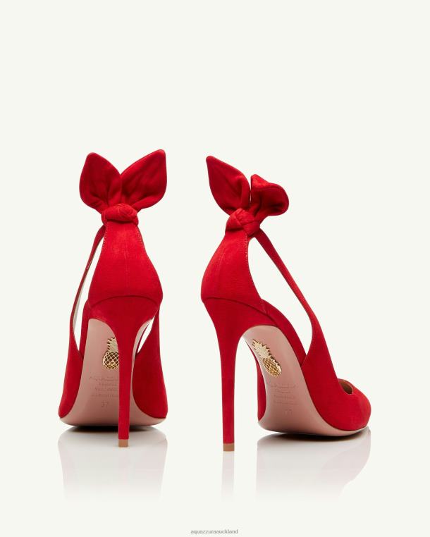 Aquazzura Bow Tie Pump 105 RED TZ666167