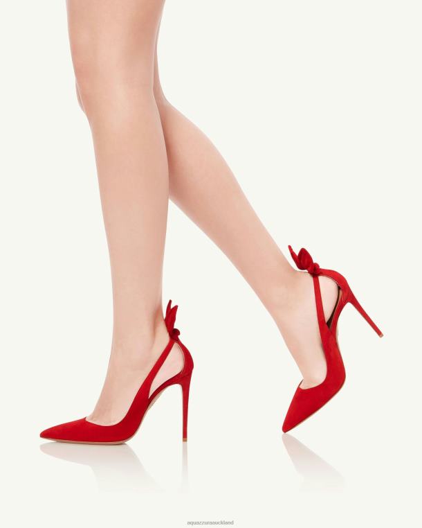 Aquazzura Bow Tie Pump 105 RED TZ666167