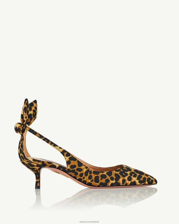 Aquazzura Bow Tie Pump 50 LEOPARD TZ666170