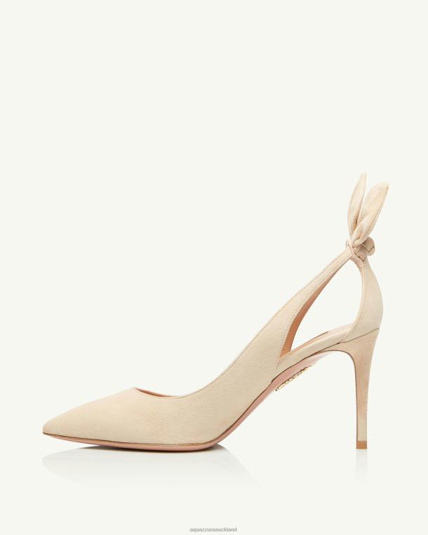 Aquazzura Bow Tie Pump 85 BEIGE TZ666216