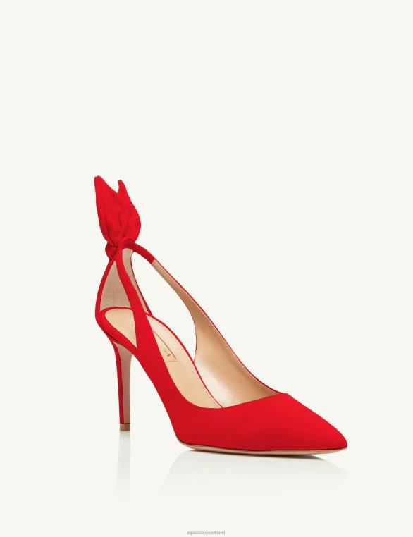 Aquazzura Bow Tie Pump 85 RED TZ666203