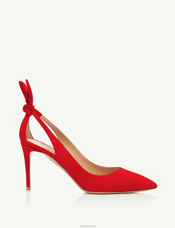 Aquazzura Bow Tie Pump 85 RED TZ666203