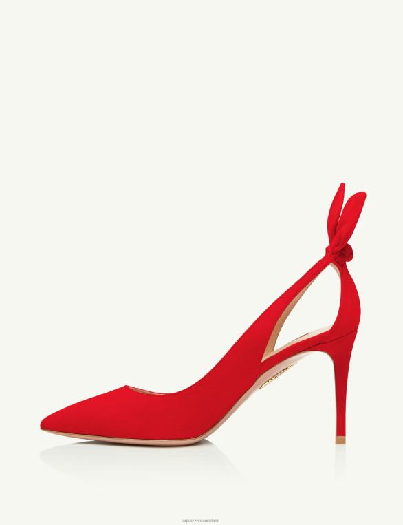 Aquazzura Bow Tie Pump 85 RED TZ666203