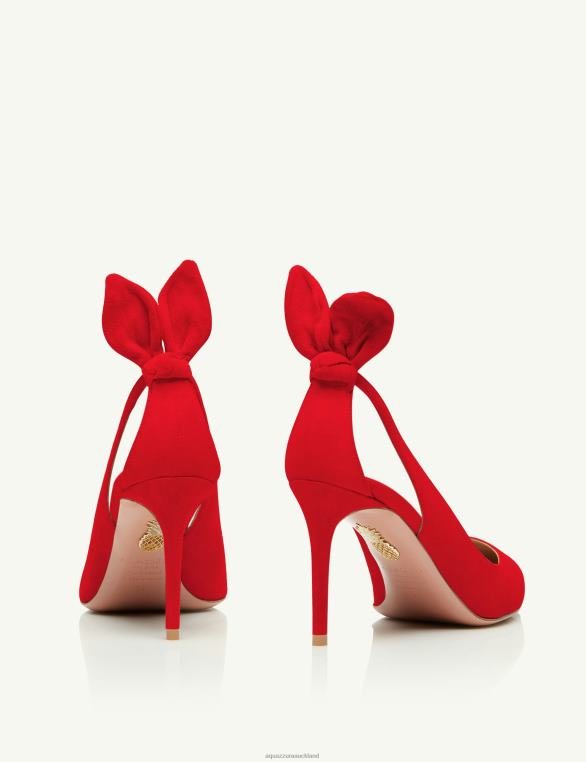 Aquazzura Bow Tie Pump 85 RED TZ666203