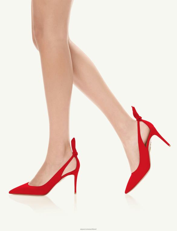 Aquazzura Bow Tie Pump 85 RED TZ666203