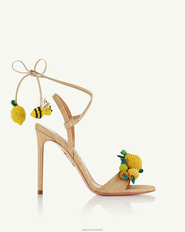 Aquazzura Citrus Punch Sandal 105 BEIGE TZ66664