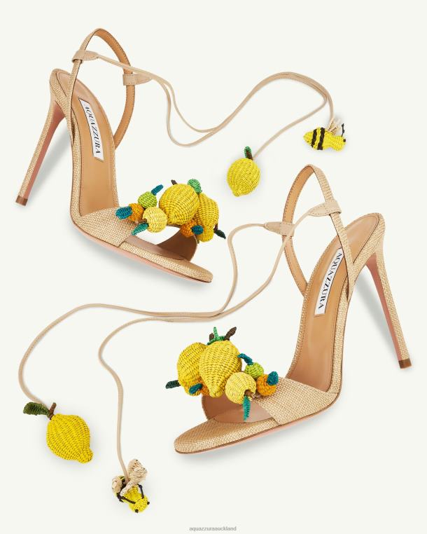 Aquazzura Citrus Punch Sandal 105 BEIGE TZ66664