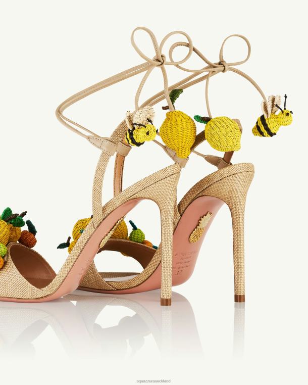 Aquazzura Citrus Punch Sandal 105 BEIGE TZ66664