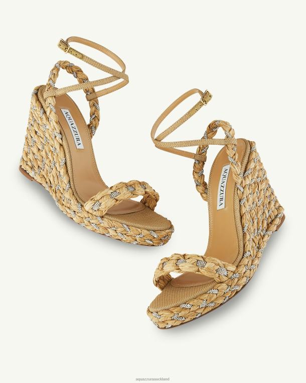 Aquazzura Costiera Wedge 120 BEIGE TZ66662