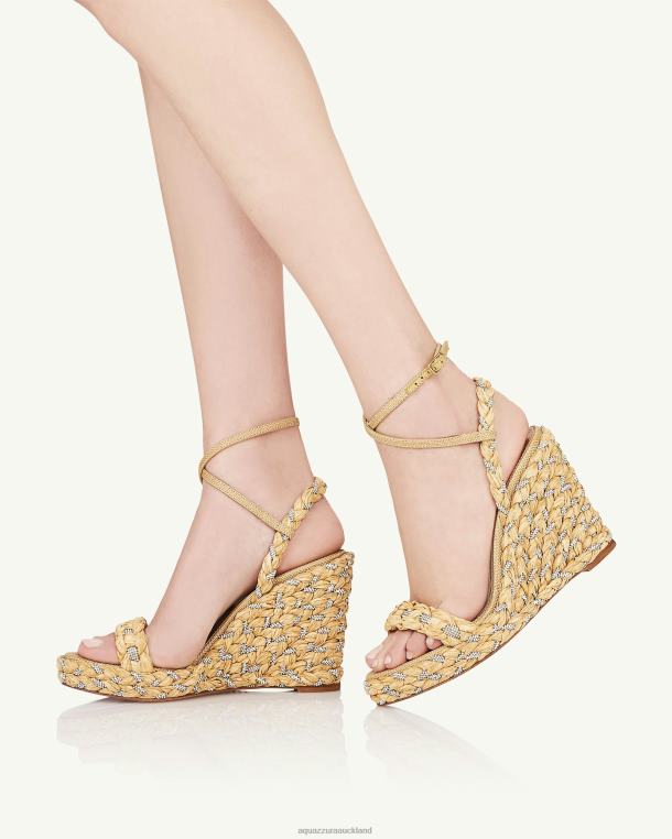 Aquazzura Costiera Wedge 120 BEIGE TZ66662