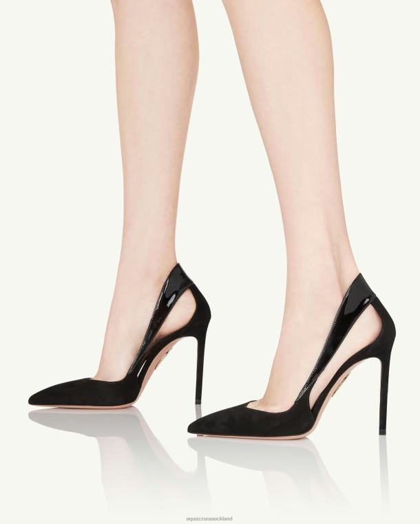 Aquazzura Dangerous Liaisons Pump 105 BLACK TZ666195