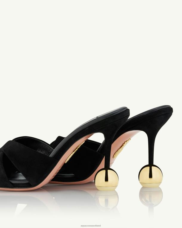 Aquazzura Darling Mule 95 BLACK TZ66635