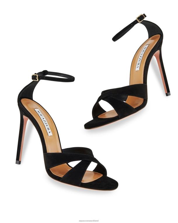 Aquazzura Divine Sandal 105 BLACK TZ66638