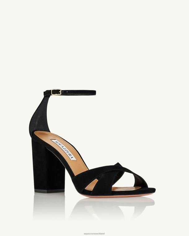 Aquazzura Divine Sandal 85 BLACK TZ666119