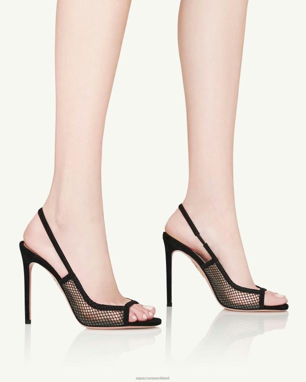 Aquazzura Forbidden Love Sandal 105 BLACK TZ66634