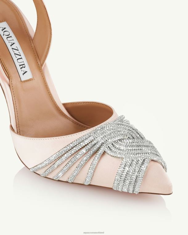 Aquazzura Gatsby Sling Satin 105 PINK TZ666231